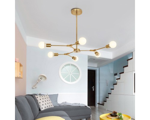 Люстра на штанге LATE D103 Gold ImperiumLoft