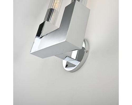 Бра CANELLE wall lamp DOUBLE Sconces Chrome ImperiumLoft