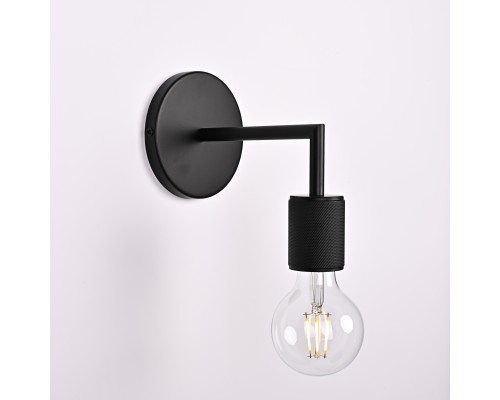 Бра RH Utilitaire Single Sconce Black