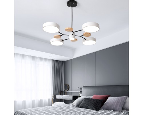 Люстра на штанге MEADE 4 lamps White ImperiumLoft