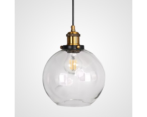 Подвесной светильник Loft Clear Glass Sphere Cloche