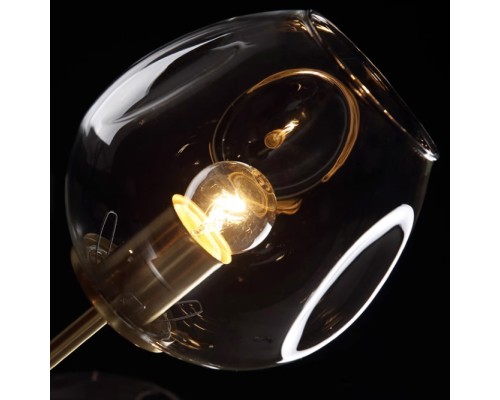 Люстра на штанге Адель Branching Bubble Chandelier L11 Black Amber ImperiumLoft