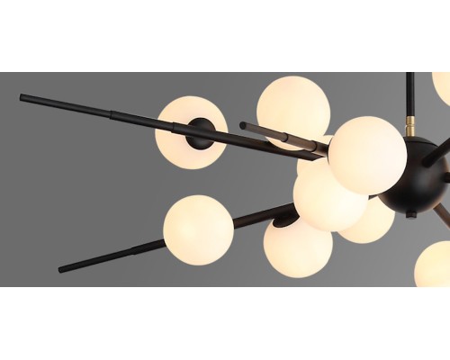 Люстра на штанге Cherry Bomb 16 balls black ImperiumLoft