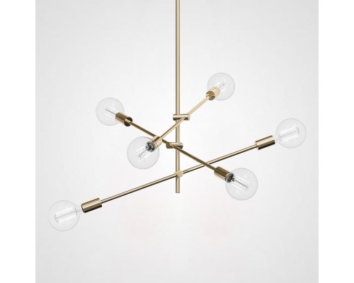 Люстра на штанге LF Studio Cliff Pendant 6 Bronze