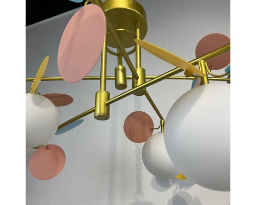 Потолочная люстра Light of MATISSE B D120 Gold Multicolor ImperiumLoft