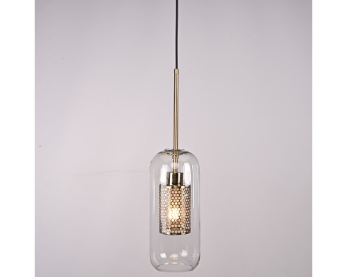 Подвесной светильник CATCH F cylinder brass D12