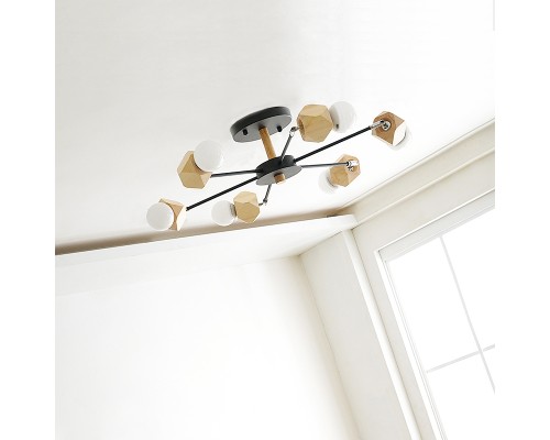 Потолочная люстра JX D90 Black ImperiumLoft