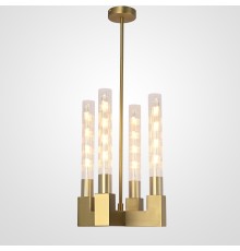 Люстра на штанге CANELLE Pendant lamp 4 Modern Brass ImperiumLoft