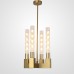 Люстра на штанге CANELLE Pendant lamp 4 Modern Brass