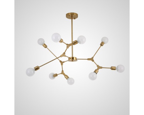 Люстра на штанге LATE D103 Gold ImperiumLoft