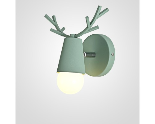 Бра с рожками DEER A Green