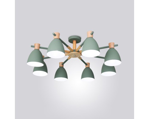 Потолочная люстра FOLKE 8 Green