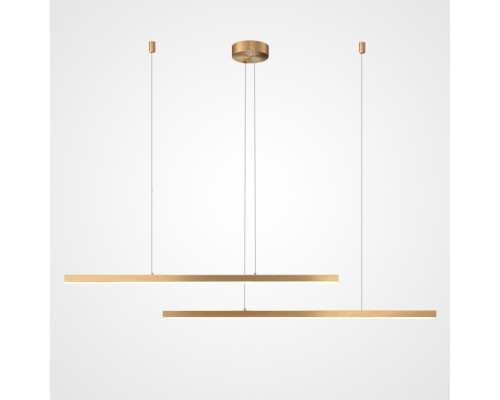 Подвесной светильник HELKEN DUO L115+155 Brass ImperiumLoft