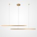 Подвесной светильник HELKEN DUO L115+155 Brass ImperiumLoft