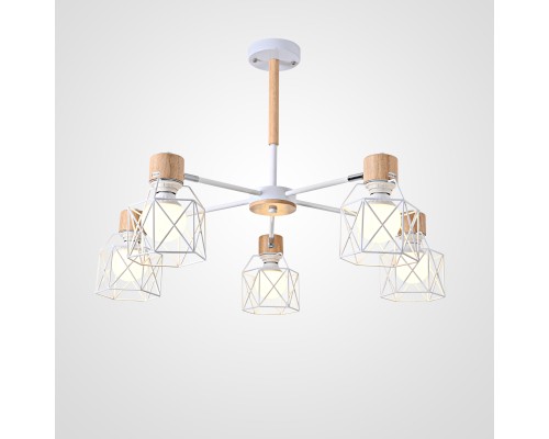Потолочная люстра CORF B3 White 5 lamps ImperiumLoft