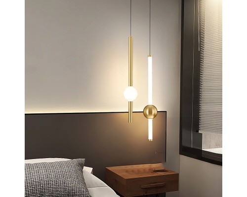 Подвесной светильник WAND VRT B H50 Brass ImperiumLoft