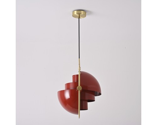 Подвесной светильник Louis Weisdorff Gubi Multi-lite Pendant Red ImperiumLoft
