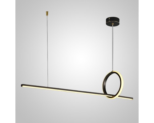 Подвесной светильник MOFFIT B LONG L120 Black ImperiumLoft