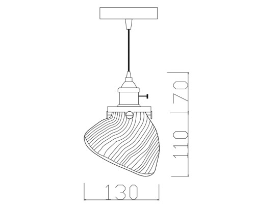 Потолочный светильник Loft Sea Shell ImperiumLoft