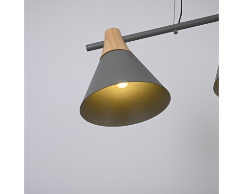 Реечный подвесной светильник NEXT Gray ImperiumLoft