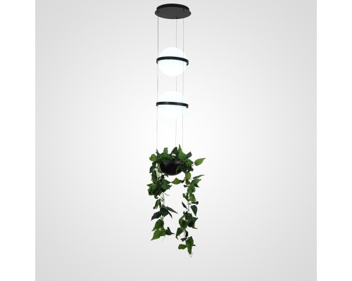 Подвесной светильник PALMA Wall lamp 2 шара + 1 вазон