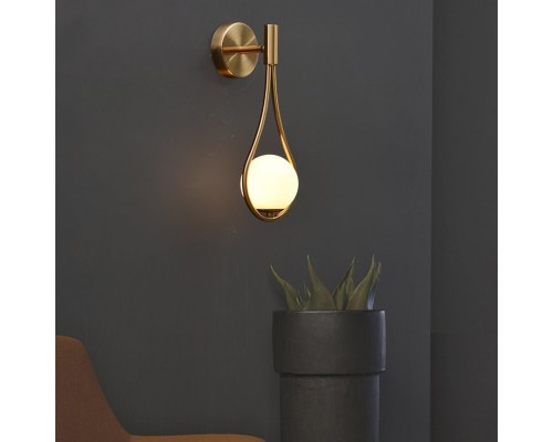 Настенное бра HOOP DROP WALL Black ImperiumLoft