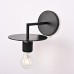 Бра RH Utilitaire Knurled Disk Shade Sconce Black
