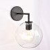 Бра RH Utilitaire Globe Shade Single Sconce Black