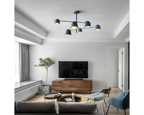Люстра на штанге GODA Blue ImperiumLoft
