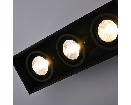 Встраиваемый светодиодный светильник LUMO L3 Black 4000 ImperiumLoft