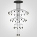 Подвесной светильник Vibia Wireflow Chandelier 0378 LED Suspension 42 lamp ImperiumLoft