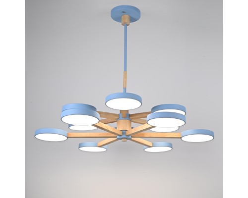 Люстра на штанге TURNA DBL L12 Blue