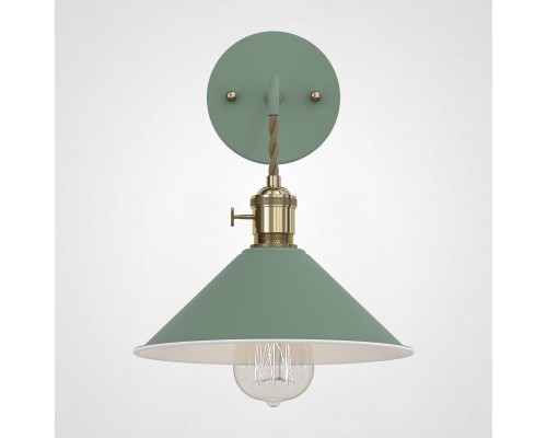 Бра с подвесным плафоном BRAID WALL Green
