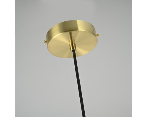 Подвесной светильник RH Utilitaire Disk Shade Pendant Brass ImperiumLoft