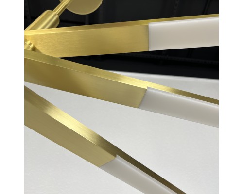 Люстра на штанге ORTON на 3 D96 Gold