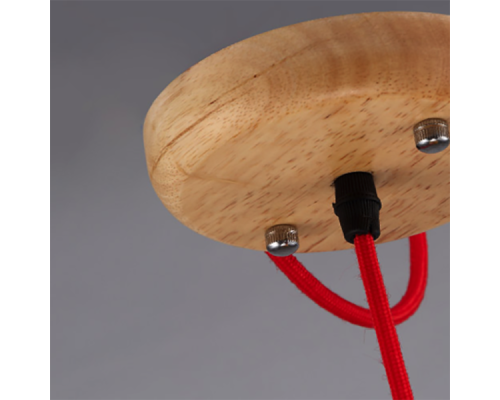 Подвесной светильник Crimea Pine Cone natural wood D20