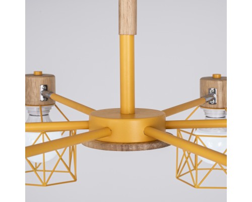 Потолочная люстра CORF B3 Yellow 6 lamps ImperiumLoft