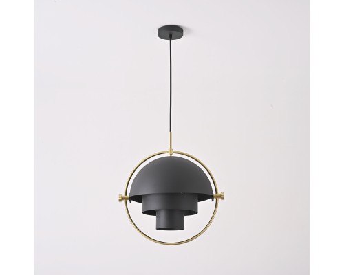 Подвесной светильник Louis Weisdorff Gubi Multi-lite Suspension Lamp Black ImperiumLoft