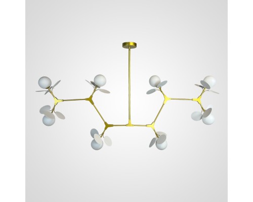 Люстра на штанге Light of MATISSE M L120 White ImperiumLoft