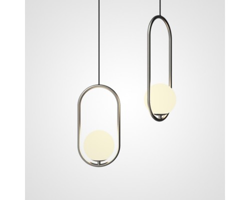 Подвесной светильник Matthew McCormick hoop 50 Silver MILA Pendant