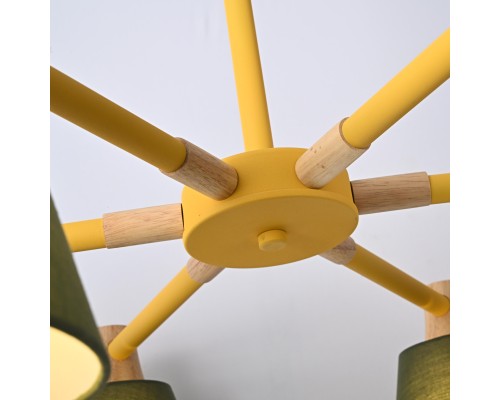 Люстра на штанге NATURA A GREEN 6