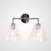 Бра RH Utilitaire Funnel Shade Double Sconce Silver