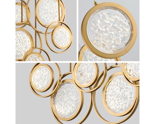 Дизайнерская люстра на штанге ЛУНА lighting collection L100 ImperiumLoft