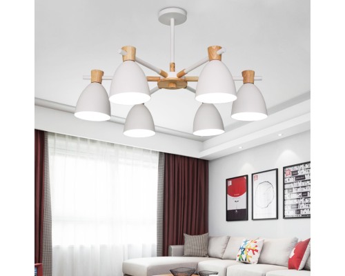 Потолочная люстра FOLKE 8 White