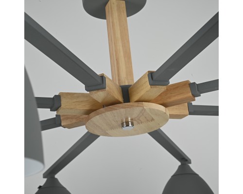 Потолочная люстра NOA 8 Gray