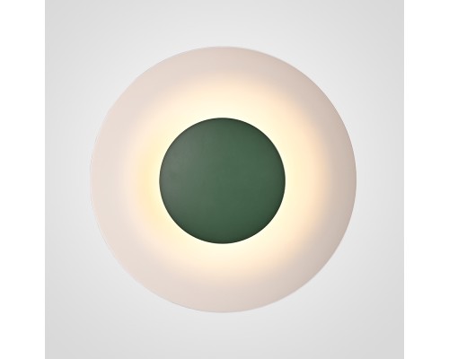 Бра TWIRL SUNSET D25 White/Green ImperiumLoft