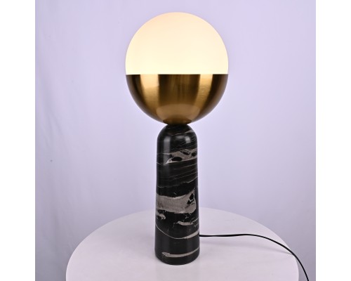 Настольная лампа Marble Globe Black ImperiumLoft