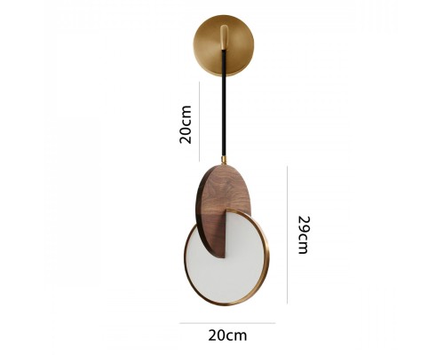 Настенный светильник GLATT WOOD WALL ImperiumLoft