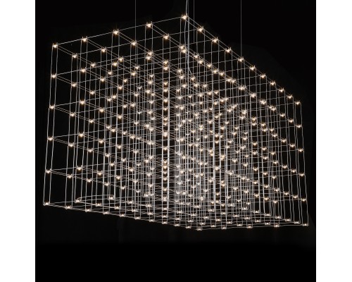 Подвесная люстра Quasar Cosmos Square LED pendant light 200/100/100 ImperiumLoft