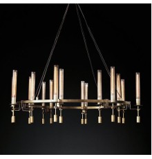 Подвесная люстра RH FONTANELLE Round Chandelier 16 ImperiumLoft